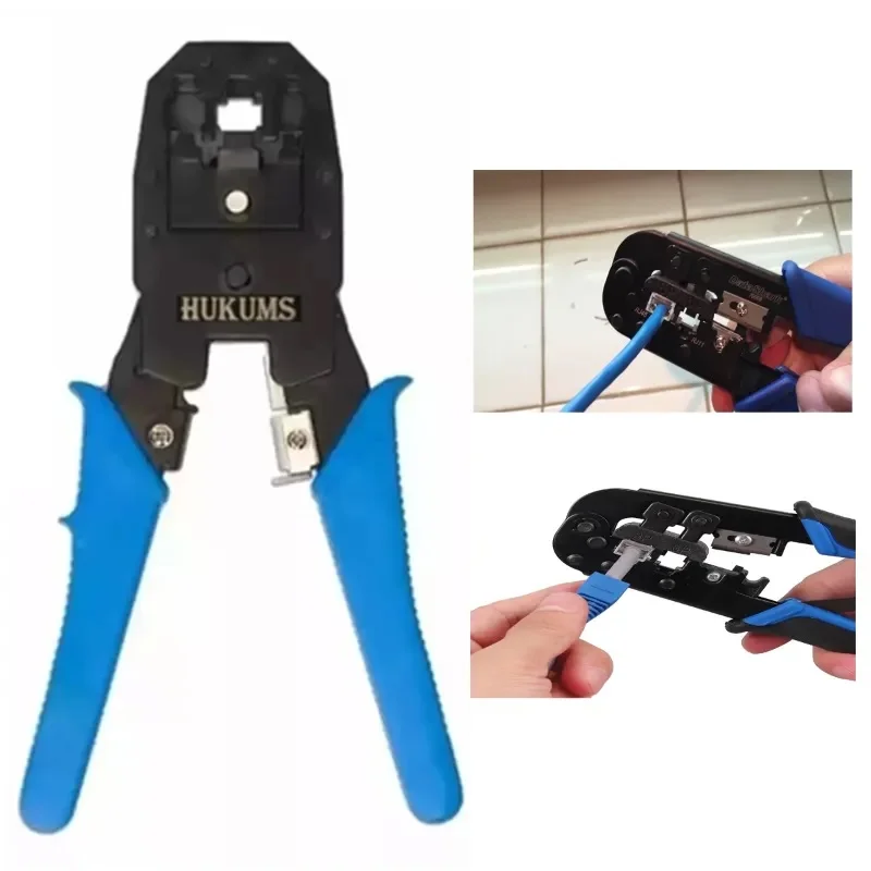 Hukums Multifunctional Modular Plug Crimping Tools For LAN Network Telephone Cable image 1