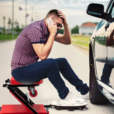 Hukums 40 Inch 2 In 1 Foldable Car Creeper Cum Stool For Workshop| Mechanical & Automobile Industry thumbnail 3