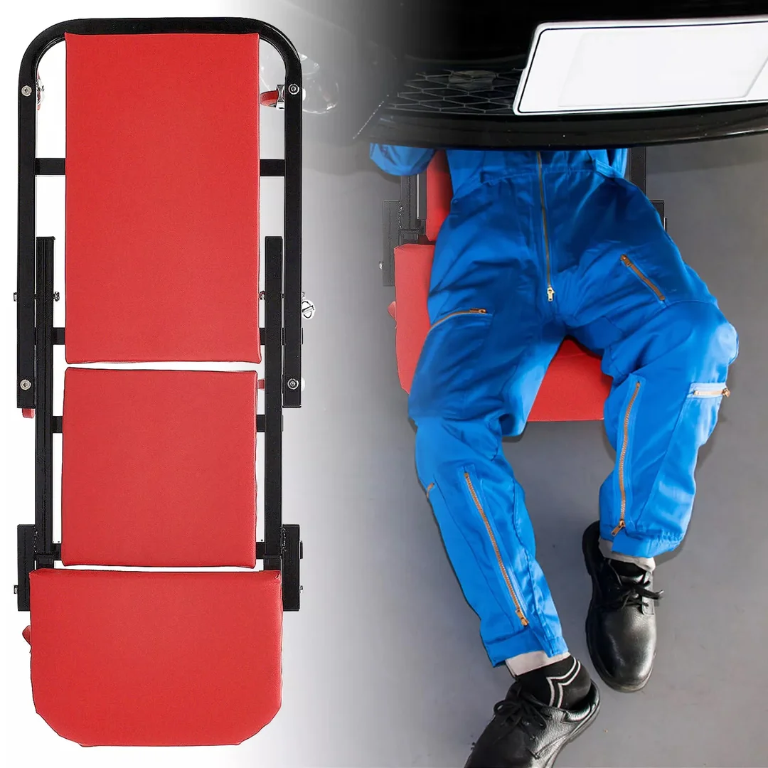 Hukums 40 Inch 2 In 1 Foldable Car Creeper Cum Stool For Workshop| Mechanical & Automobile Industry image 9