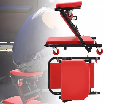Hukums 40 Inch 2 In 1 Foldable Car Creeper Cum Stool For Workshop| Mechanical & Automobile Industry thumbnail 6