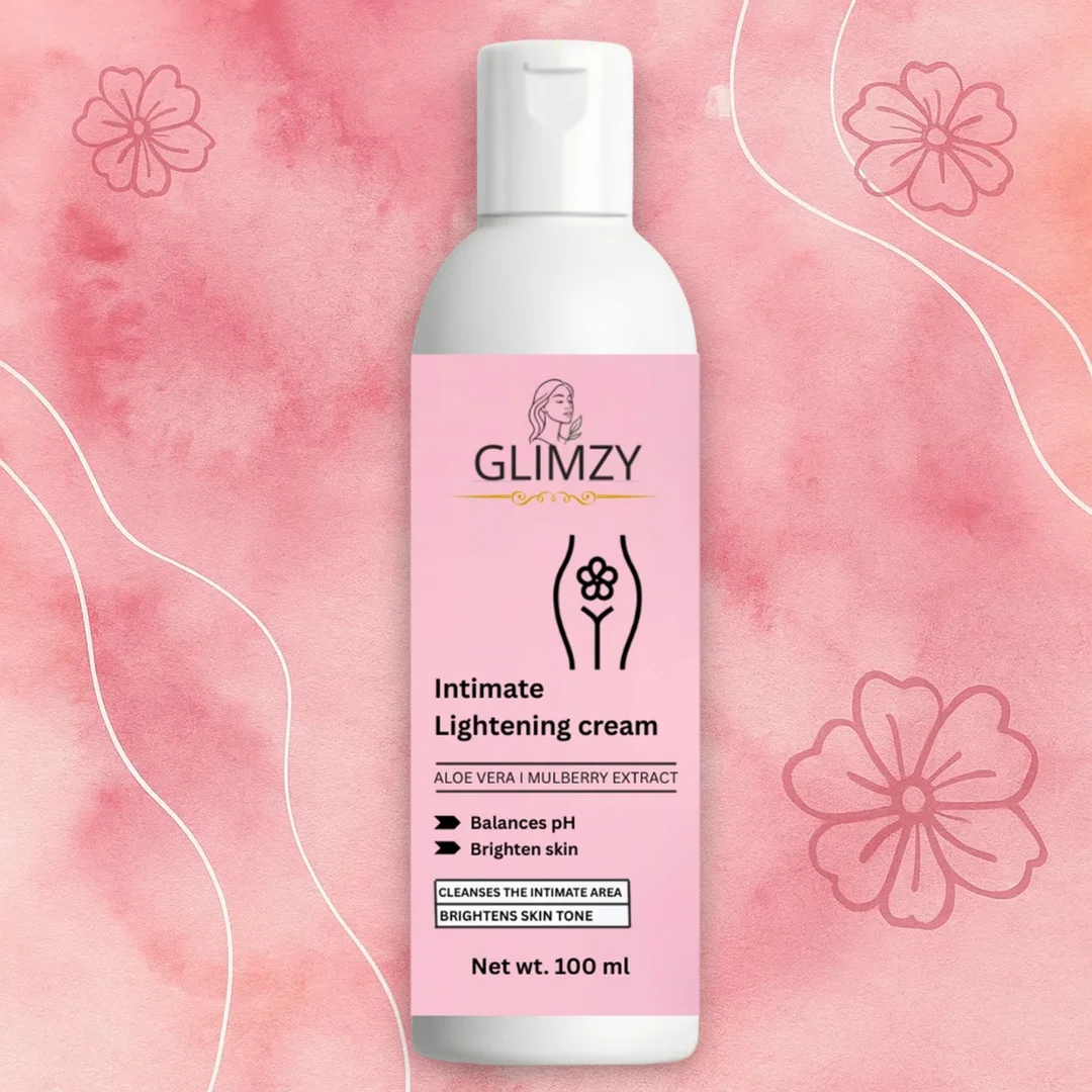 Glimzy Intimate Lightening Cream for Women | pH Balancing, Brightening & Odour Control | Aloe Vera & Mulberry Extract | 100 ml image 3