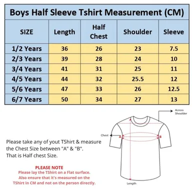 Boys Cotton Flock Print T-Shirt for Ages 1-7 Years | Soft & Comfortable Casual Wear thumbnail 4