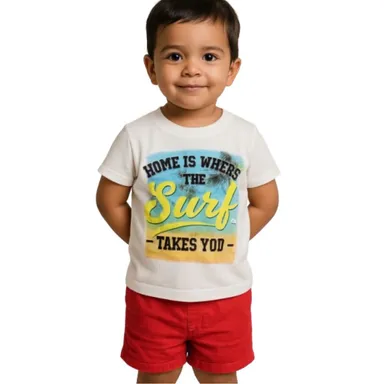 Boys Cotton Flock Print T-Shirt for Ages 1-7 Years | Soft & Comfortable Casual Wear thumbnail 3