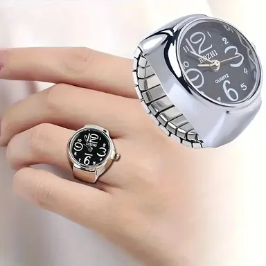 Ring Watch Jewellery Stylish Unisex Finger Ring Watch for Girls/Women/Men/Boys thumbnail 0