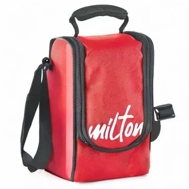 MILTON Tasty 4 Lunch Box – 4-Compartment Leak-Proof Stainless Steel Tiffin with Insulated Fabric Jacket (200 ml + 320 ml x2 + 500 ml) – Portable Office/College/Picnic Tiffin (Red) thumbnail 5