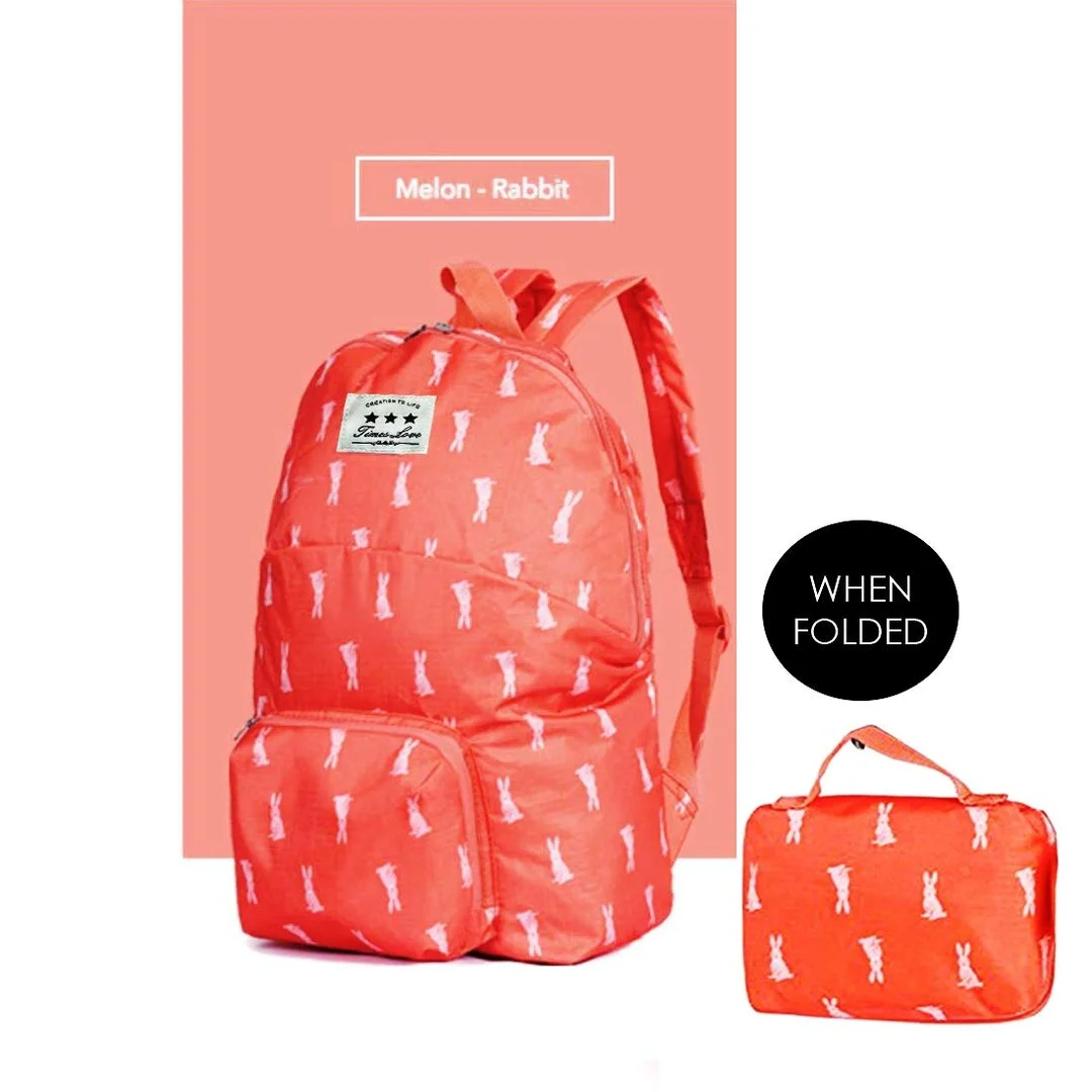 Style Homez OUTLANDER 22 L Ultralight Waterproof Foldable Travel & Hiking Backpack — Tangerine image 7