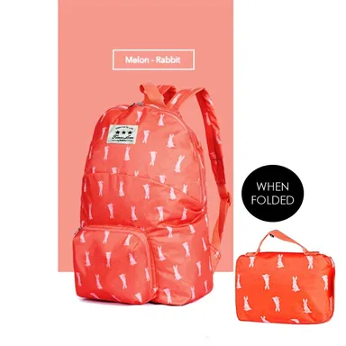 Style Homez OUTLANDER 22 L Ultralight Waterproof Foldable Travel & Hiking Backpack — Tangerine thumbnail 6