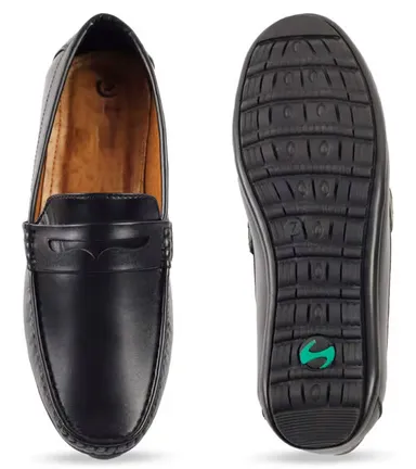 Anjali Men’s Premium Genuine Leather Loafers |Comfortable, Stylish Slip-On Shoes for Office & Casual Wear thumbnail 1