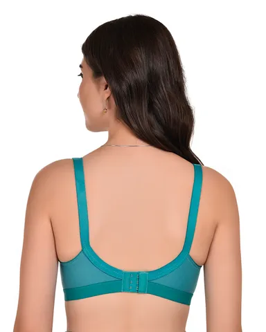 Women Everyday Cotton Non|Padded Non|Wired C Cup Multicolor Comfort Bra Pack of 3 | Full Coverage Regular Wear Wire|Free Bras India thumbnail 1