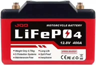 12 Volt LiFePO4 Two Wheeler Starter Battery for Motorcycle and Scooter Lightweight Maintenance Free LFP Power Battery with BMS High Cranking Performance thumbnail 0