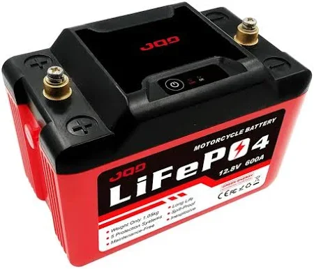 12 Volt LiFePO4 Two Wheeler Starter Battery for Motorcycle and Scooter Lightweight Maintenance Free LFP Power Battery with BMS High Cranking Performance image 2