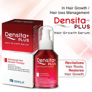 Regaliz Densita Plus Hair Growth Serum 60 ml |With Redensyl, Anagain & Rosemary Oil for Hair Fall Reduction, Strengthened Roots & Enhanced Hair Growth (Paraben-Free) thumbnail 2