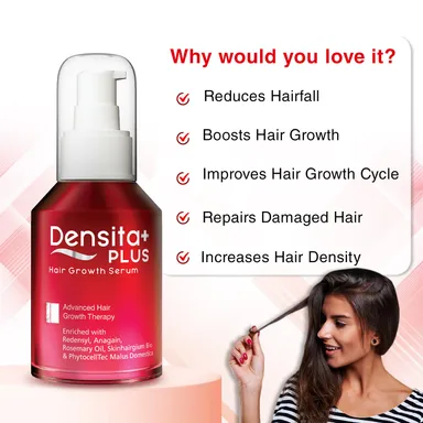 Regaliz Densita Plus Hair Growth Serum 60 ml |With Redensyl, Anagain & Rosemary Oil for Hair Fall Reduction, Strengthened Roots & Enhanced Hair Growth (Paraben-Free) thumbnail 7