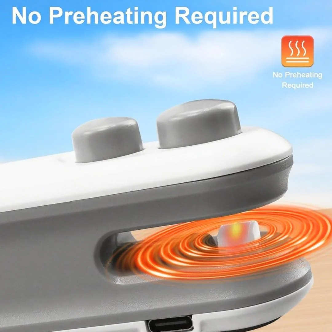 Mini Sealing Machine Portable Handheld Heat Sealer Clip for Plastic Bags | Food |Snacks | Chips Freshness Sealer | Rechargeable & Easy to Use image 2