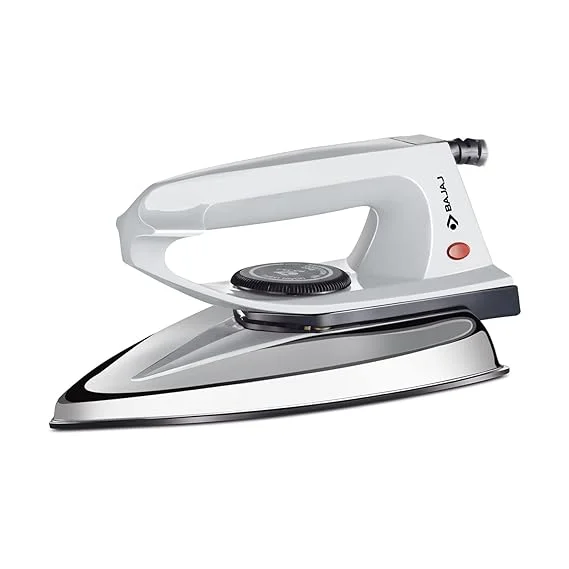 Bajaj DX 2 600-Watt Light Weight Dry Iron | Non-Stick Coated Soleplate | Anti-Bacterial Coating | 180 Degree Swivel Cord | Cool Touch Handle image 2