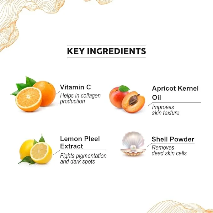 Vitamin C Face Scrub | Brightening & Deep Cleansing Exfoliator for Glowing Skin image 3