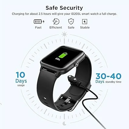Universal Magnetic Smartwatch Charger Cable 2-Pin 45cm USB for W26/W26|W26M/W55| Boat Xtend, Boat Storm, Noise ColorFit Pulse, ColorFit Ultra|Ultra 2 | Cable Only image 4