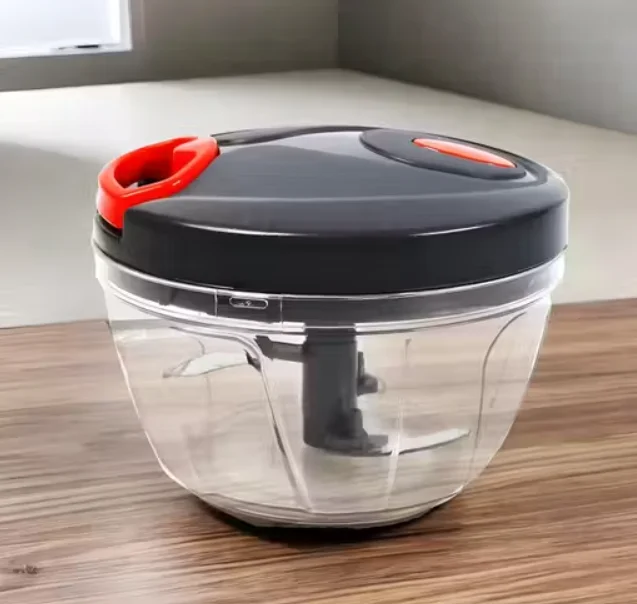 Manual Dori Pull-String Vegetable & Fruit Chopper 400 ml with Spill-Proof Technology Onion Garlic & Kitchen Cutter for Easy Food Prep Compact Handheld Kitchen Gadget image 1