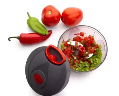 Chopper for Kitchen | Fruits & Onion Cutter | Handheld Food Chopper, String Chopper Machine, Easy Meal Prep Tool|500 Ml thumbnail 3