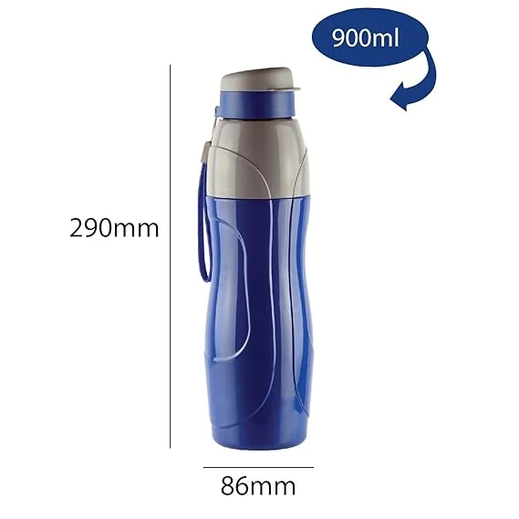 CELLO Puro Sports 900 Inner Steel Insulated Water Bottle Set of 4 (730ml Each), ISI Certified Leakproof Hot Cold Bottles for Kids School Office Travel image 3