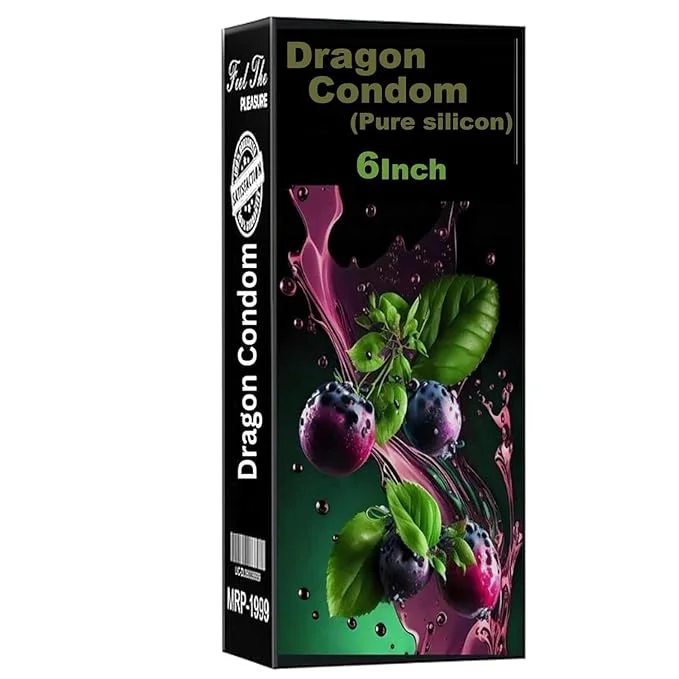 Dragon Premium Condoms Power Sex |Safe, Lubricated, Enhanced Sexual Performance image 1
