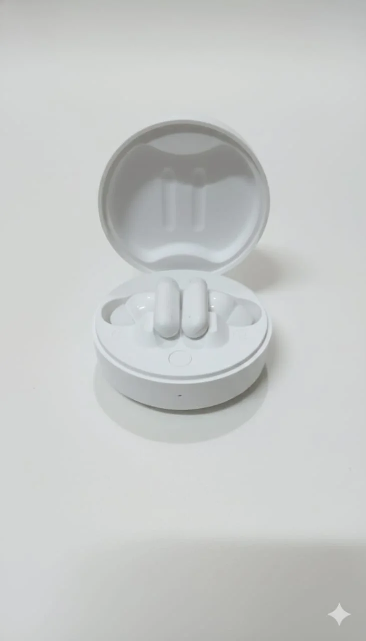 Hizaon True Wireless Earbuds with Charging Case, White | Clear Sound, Touch Control, Comfortable Fit, Bluetooth Headphones for Calls, Music, Sports, and Gaming |Wireless Earphones image 2