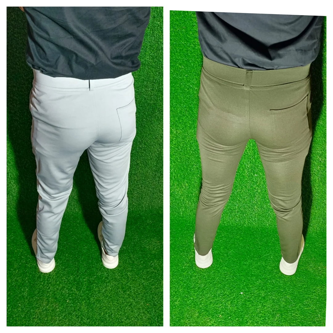 Fitness Bhagwati sales Men's Jogger Pants Perfect fit Soft lycra blend styles| mehndi & Grey Luppi Track Pant for men & Boy size 32 Pack of 2 image 2
