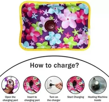 Hot Water Bag for Pain Relief & Heat Therapy | Rubber Heating Bag for Back Pain, Cramps & Cold Weather thumbnail 2
