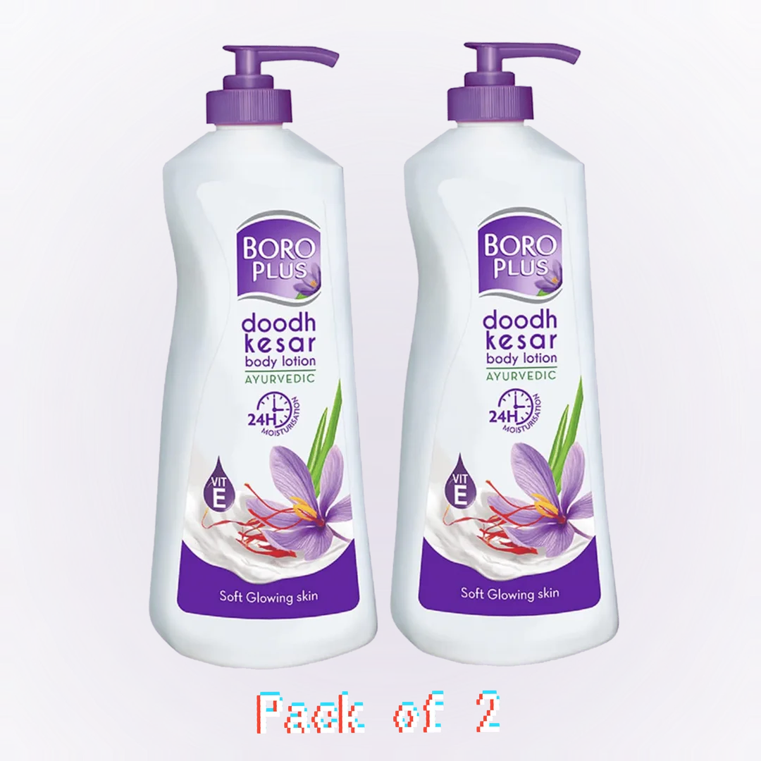 Boroplus Ayurvedic Body Lotion 400 ml Pack of 2 | Herbal Moisturising Lotion for Dry Skin | Deep Nourishment & 24-Hour Hydration image 1