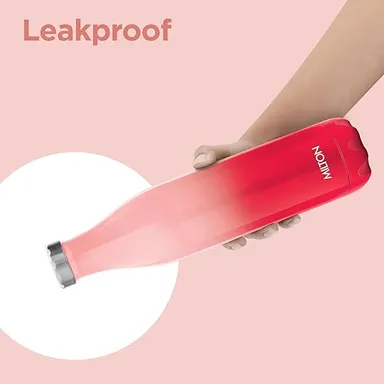Milton Prudent 1000 ml Thermosteel Bottle | Water Bottle| 24 Hours Hot and Cold| Double Wall Vacuum Insulated | Water Bottles| Tea Flask/Coffee Flask for Sports| Travel| Red thumbnail 4