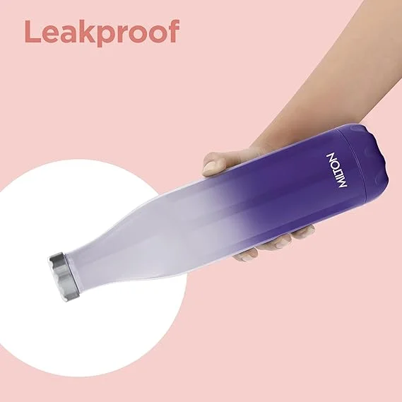 Milton Prudent 1000 ml Thermosteel Bottle, | Water Bottle| 24 Hours Hot and Cold| Double Wall Vacuum Insulated| Water Bottles| Tea Flask/Coffee Flask for Sports| Travel| Purple image 5