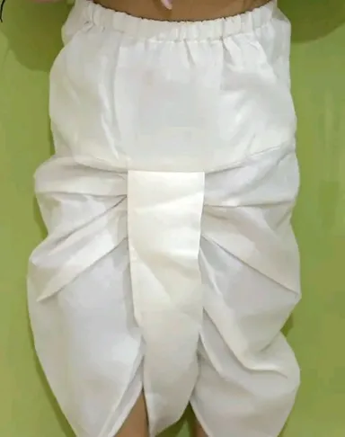 Little Prince Red Thread Work Kurta Dhoti Set for Boys | Traditional Indian Festive Wear Panjabi |Dhoti Combo , Kids Party | Wedding Outfit thumbnail 3