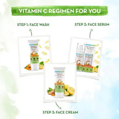 Mamaearth Vitamin C Daily Glow Face Cream With Vitamin C & Turmeric – 80 g | Daily Brightening Moisturiser for Radiant Skin thumbnail 4