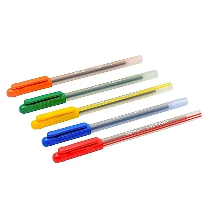 DOMS Everyday Ball Pen Blue Pack of 100 Pieces Smooth Writing Office School Stationery for Students Professionals Daily Use image 3