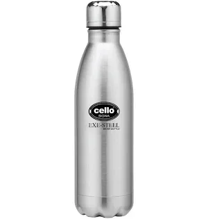 Cello Signa Exe-Steel Stainless Steel Water Bottle 800 ml | Leak-Proof Single Wall Steel Bottle for Office, School & Travel image 2