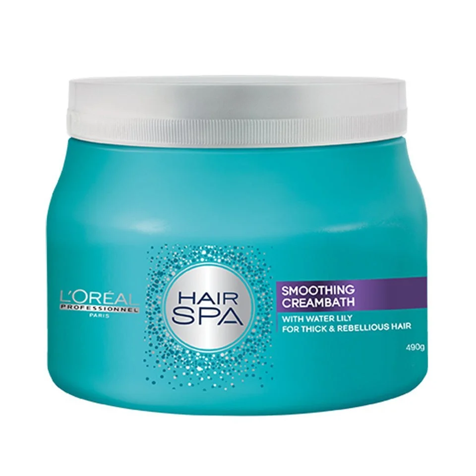 L’Oreal Professionnel Hair Spa Smoothing Creambath 490 g | Salon Smoothness Hair Mask for Frizz Control, Soft & Shiny Hair image 2