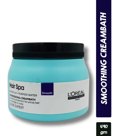 L’Oreal Professionnel Hair Spa Smoothing Creambath 490 g | Salon Smoothness Hair Mask for Frizz Control, Soft & Shiny Hair thumbnail 2