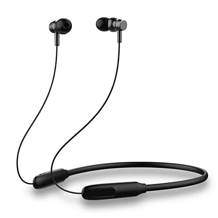 Bluetooth Neckband Wireless Earphone with High Bass Long Battery Backup Magnetic Earbuds for Calling Music Gym Workout Daily Use image 1