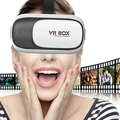 MOTOHUB VR BOX HD Virtual Reality Headset with Bluetooth Controller Universal Smartphone VR Goggles Compatible with iPhone Android | 3D VR Glasses for Movies Games TV Immersive Experience 4–6.5 inch thumbnail 2