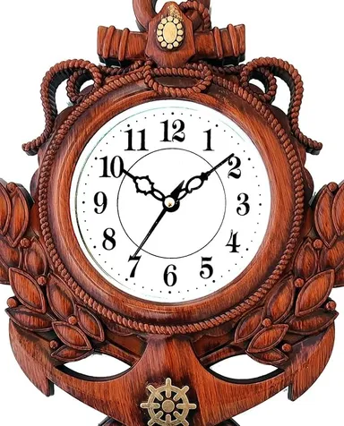 IRU Creation Decorative Wall Clock for Living Room Bedroom Office Elegant Modern Silent Movement Analog Wall Decor for Home Hall Study thumbnail 3