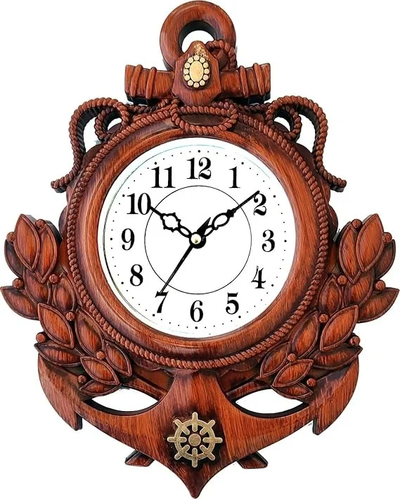 IRU Creation Decorative Wall Clock for Living Room Bedroom Office Elegant Modern Silent Movement Analog Wall Decor for Home Hall Study image 1