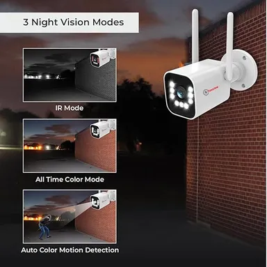 Trueview 3MP 1296P HD 4G SIM Bullet CCTV Security Camera with Colour Night Vision | 9 IR LED, IP66 Waterproof Outdoor Surveillance thumbnail 2