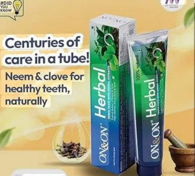 ON&ON Herbal Toothpaste 150g | Natural Oral Care with Herbal Extracts | Fresh Breath & Cavity Protection thumbnail 1
