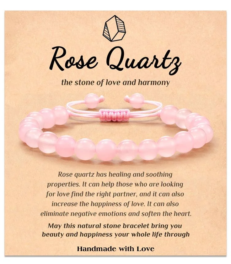 Certified Natural Rose Quartz Bracelet | 100% Genuine | With Certificate image 1