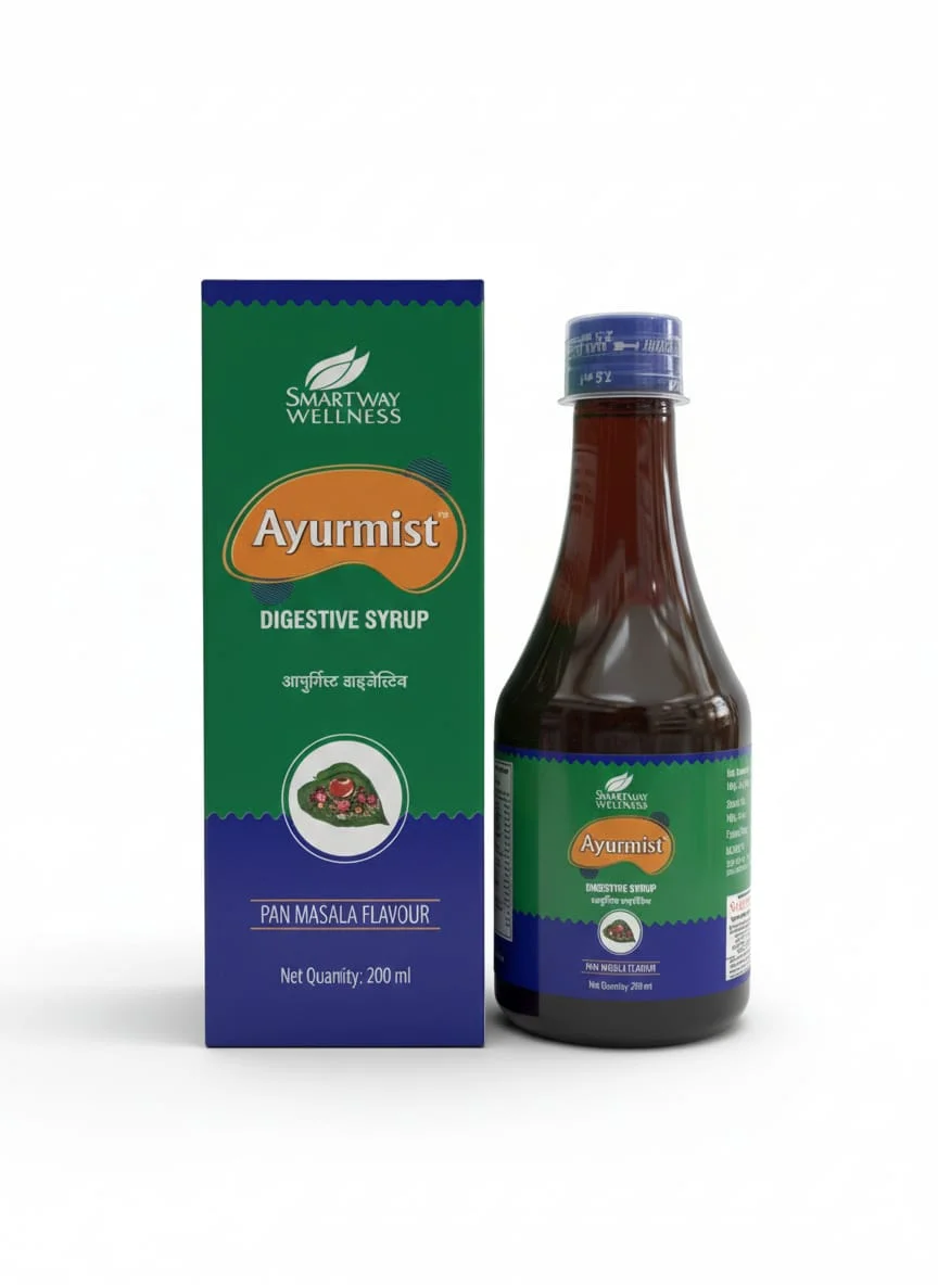 Ayurmist Ayurvedic Digestive Syrup - 200ml (Pack of 1) | Instant Relief From Gas, Acidity, Bloating & Indigestion | 100% Natural & No Side Effects | image 1