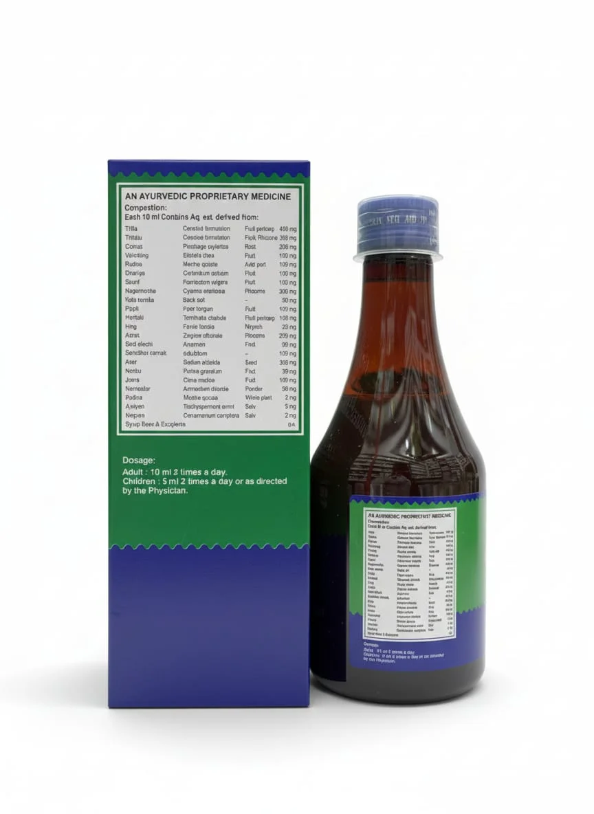 Ayurmist Ayurvedic Digestive Syrup - 200ml (Pack of 1) | Instant Relief From Gas, Acidity, Bloating & Indigestion | 100% Natural & No Side Effects | image 2