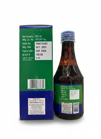 Ayurmist Ayurvedic Digestive Syrup - 200ml (Pack of 1) | Instant Relief From Gas, Acidity, Bloating & Indigestion | 100% Natural & No Side Effects |  thumbnail 2
