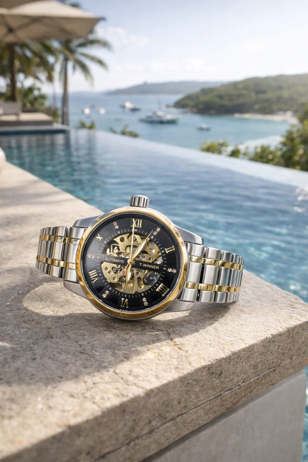 Khrist Analog Watch for Men with Revolving Gears | Precision Mechanical Series | Durable Timepiece with Elegant Design and Premium Craftsmanship image 7