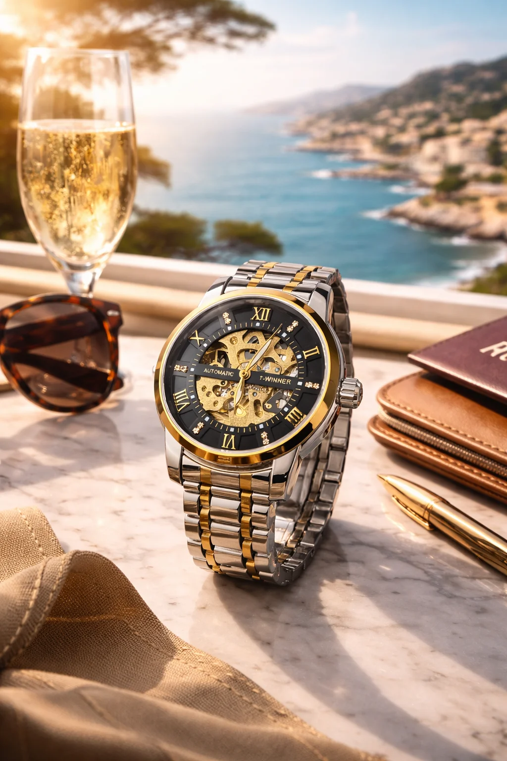 Khrist Analog Watch for Men with Revolving Gears | Precision Mechanical Series | Durable Timepiece with Elegant Design and Premium Craftsmanship image 8