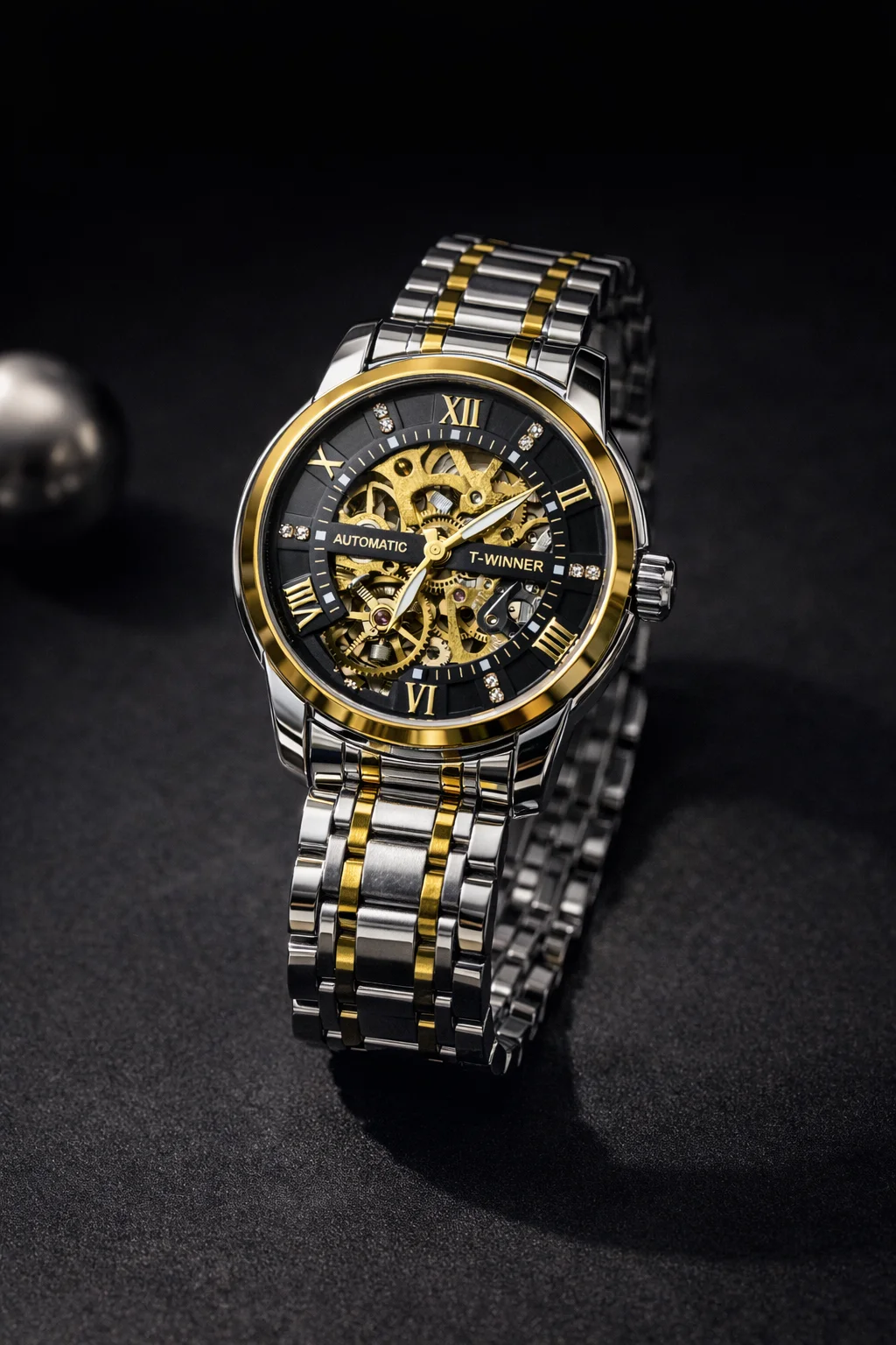 Khrist Analog Watch for Men with Revolving Gears | Precision Mechanical Series | Durable Timepiece with Elegant Design and Premium Craftsmanship image 12
